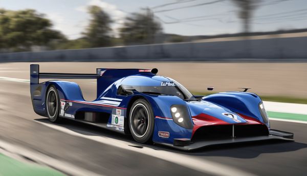 Une voitre de course Cadillac LMP1 : alliance parfaite entre design et performance